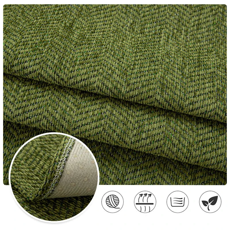 Protège Canapé Design Antidérapant – Jacquard Chenille Renforcée