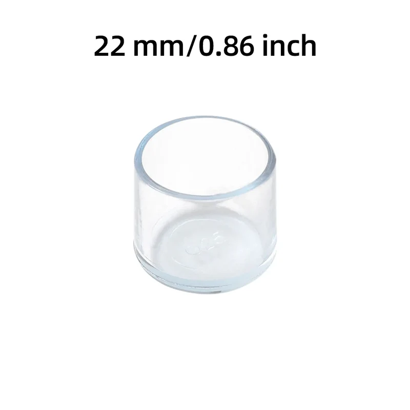 Protections en silicone pour pieds de chaises et tables ronds – Lot de 8