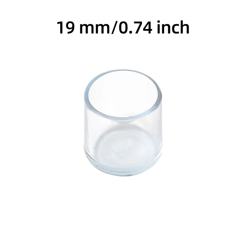 Protections en silicone pour pieds de chaises et tables ronds – Lot de 8