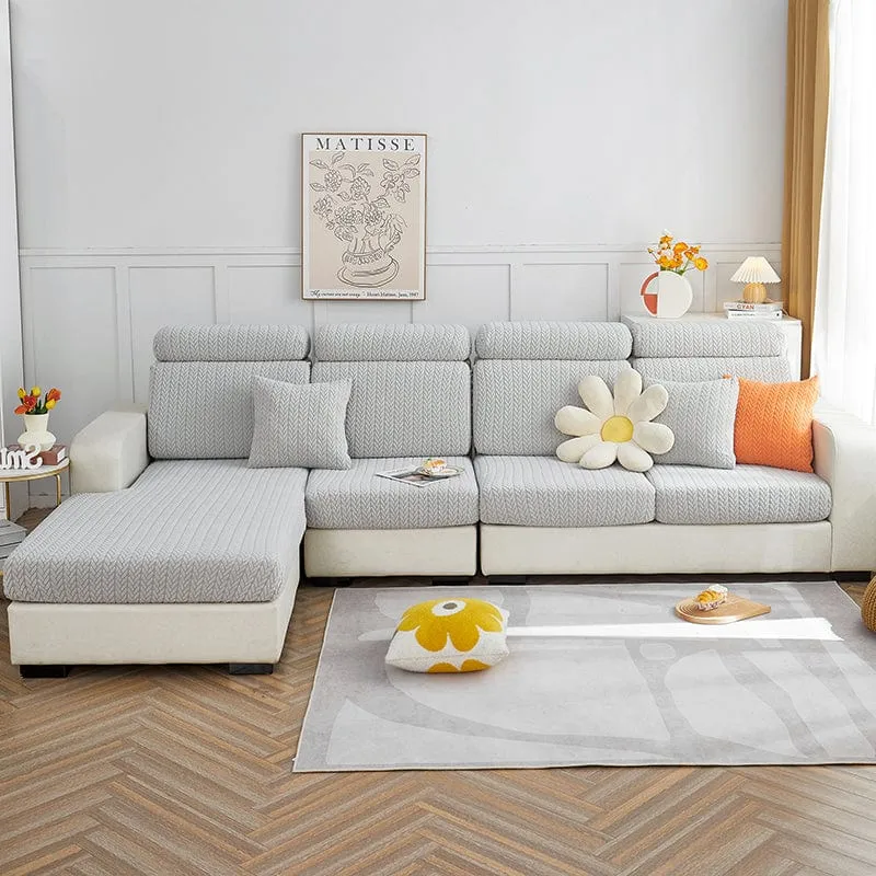 Housse de Coussin de Canapé Polaire