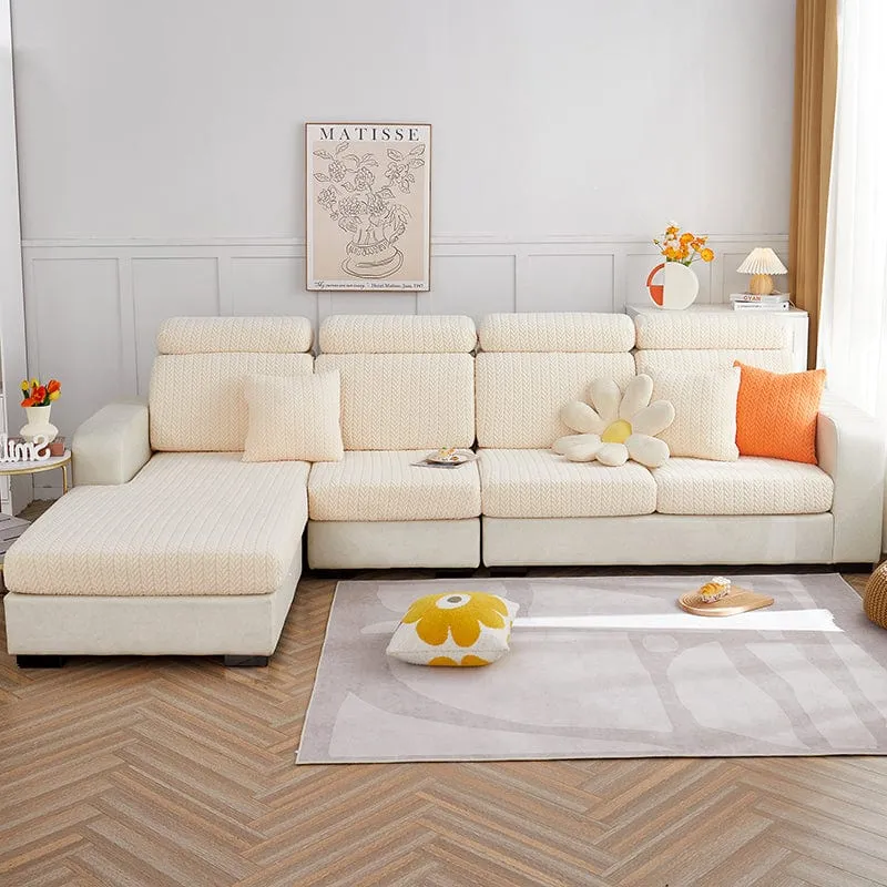 Housse de Coussin de Canapé Polaire