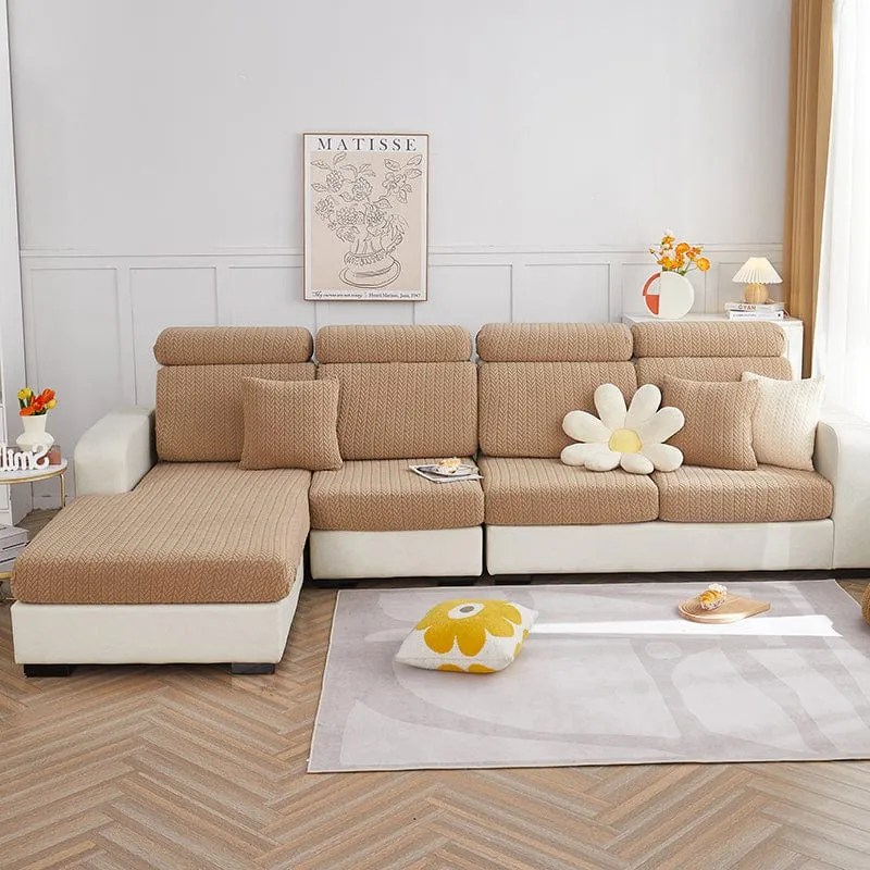 Housse de Coussin de Canapé Polaire