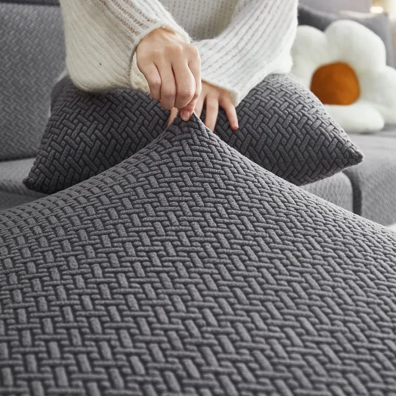 Housse de Coussin de Canapé Polaire