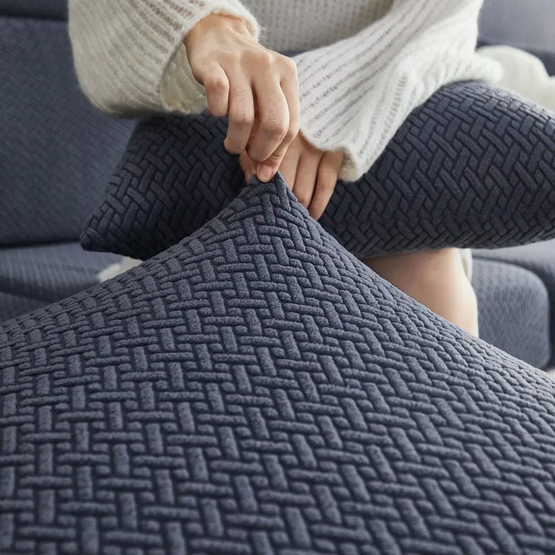 Housse de Coussin de Canapé Polaire