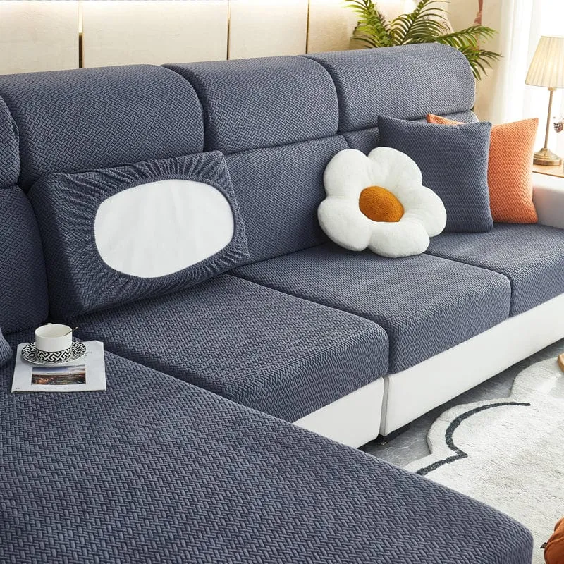 Housse de Coussin de Canapé Polaire