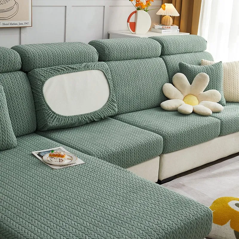 Housse de Coussin de Canapé Polaire