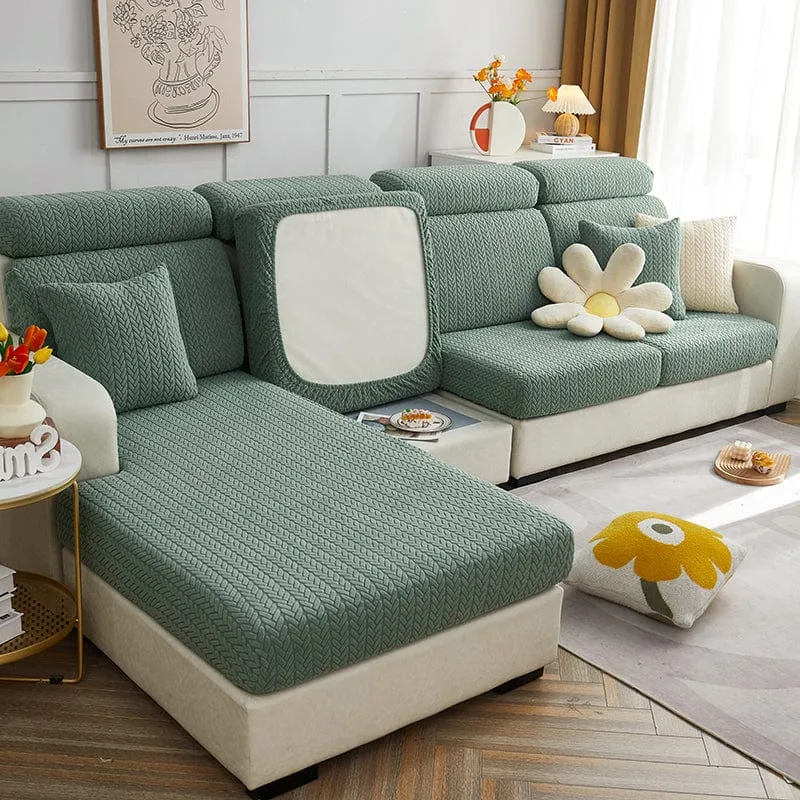 Housse de Coussin de Canapé Polaire