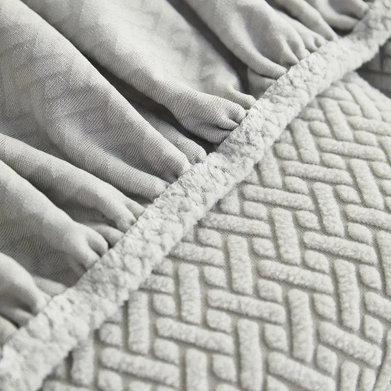 Housse de Coussin de Canapé Polaire