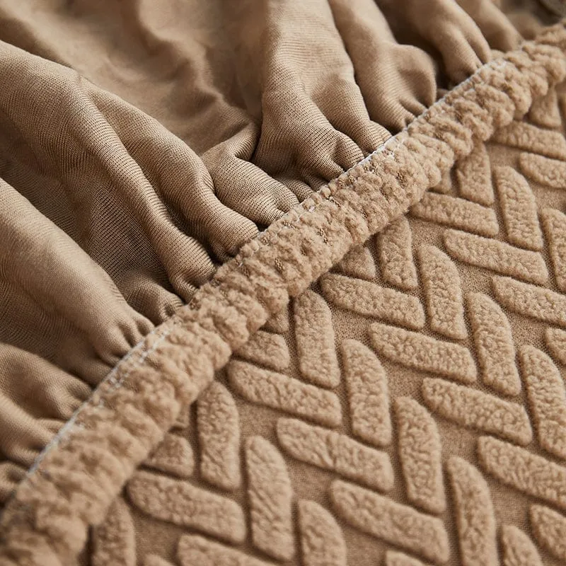 Housse de Coussin de Canapé Polaire