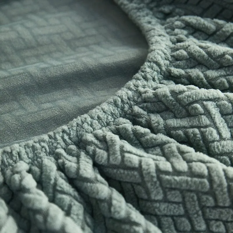 Housse de Coussin de Canapé Polaire