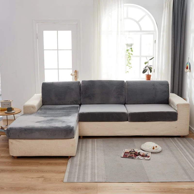 Housse de Coussin de Canapé Velours