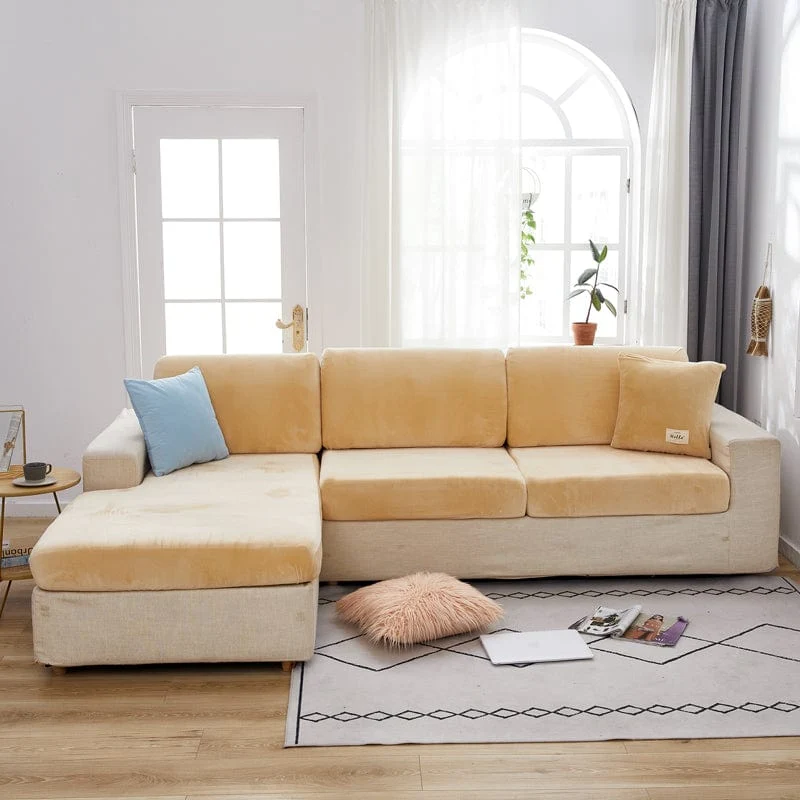 Housse de Coussin de Canapé Velours