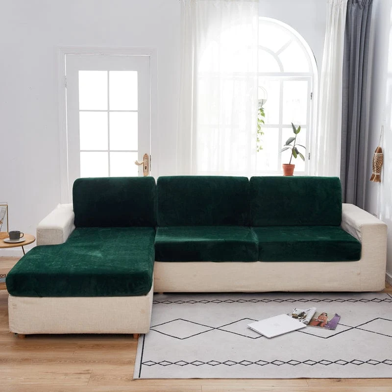 Housse de Coussin de Canapé Velours