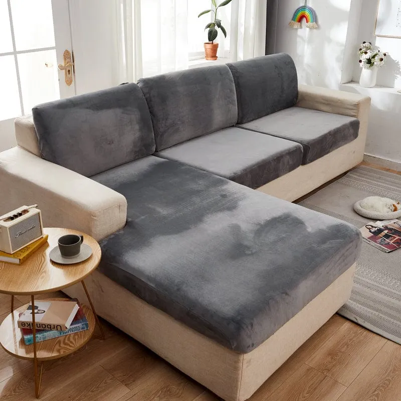 Housse de Coussin de Canapé Velours