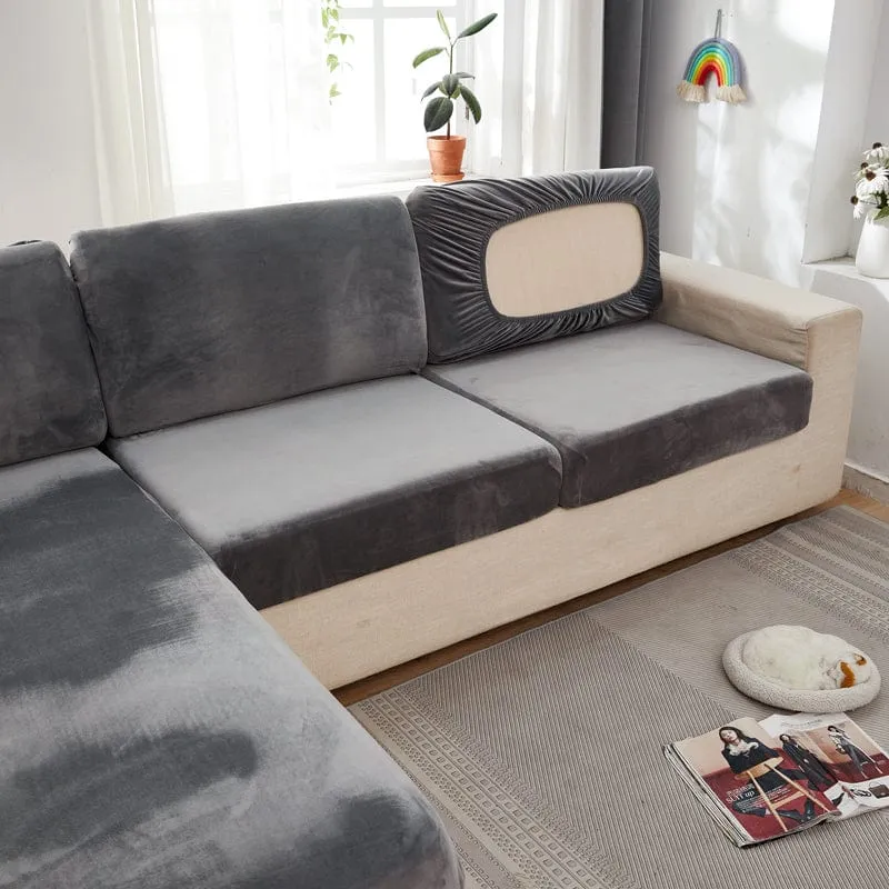 Housse de Coussin de Canapé Velours