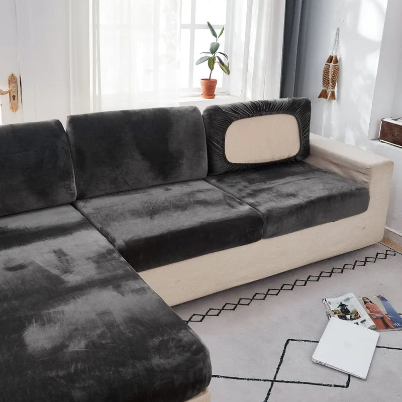 Housse de Coussin de Canapé Velours
