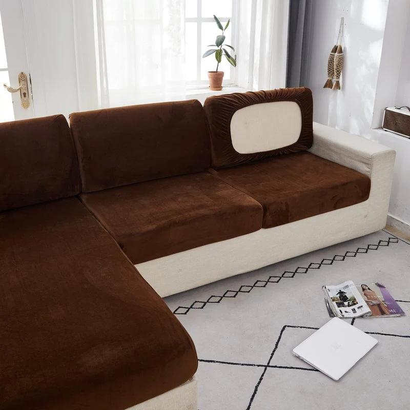Housse de Coussin de Canapé Velours