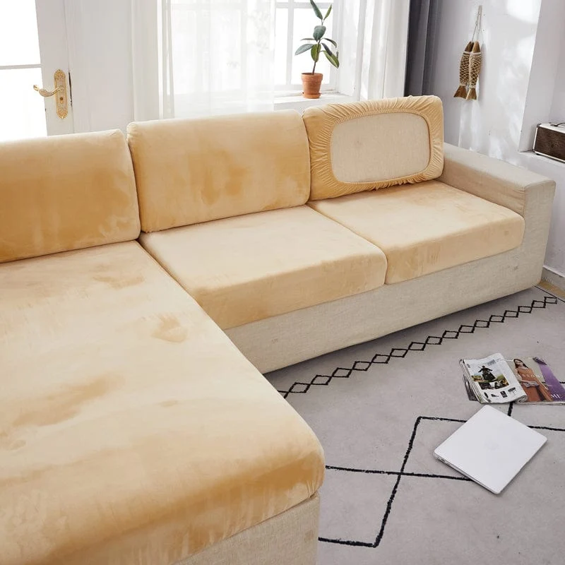 Housse de Coussin de Canapé Velours