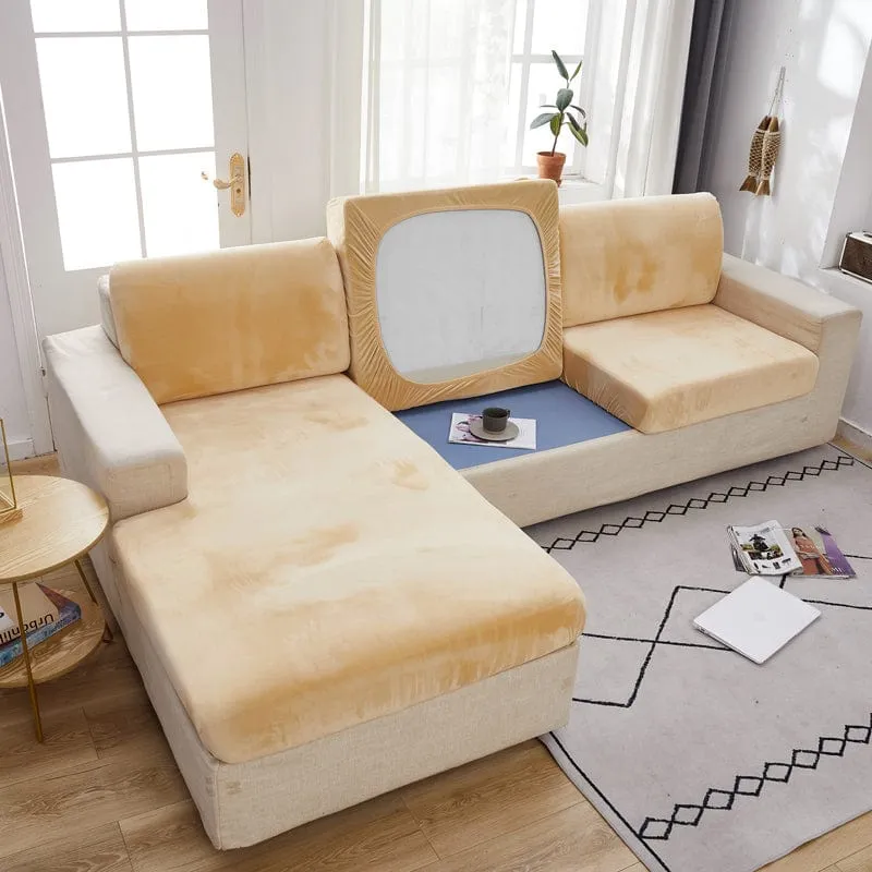 Housse de Coussin de Canapé Velours
