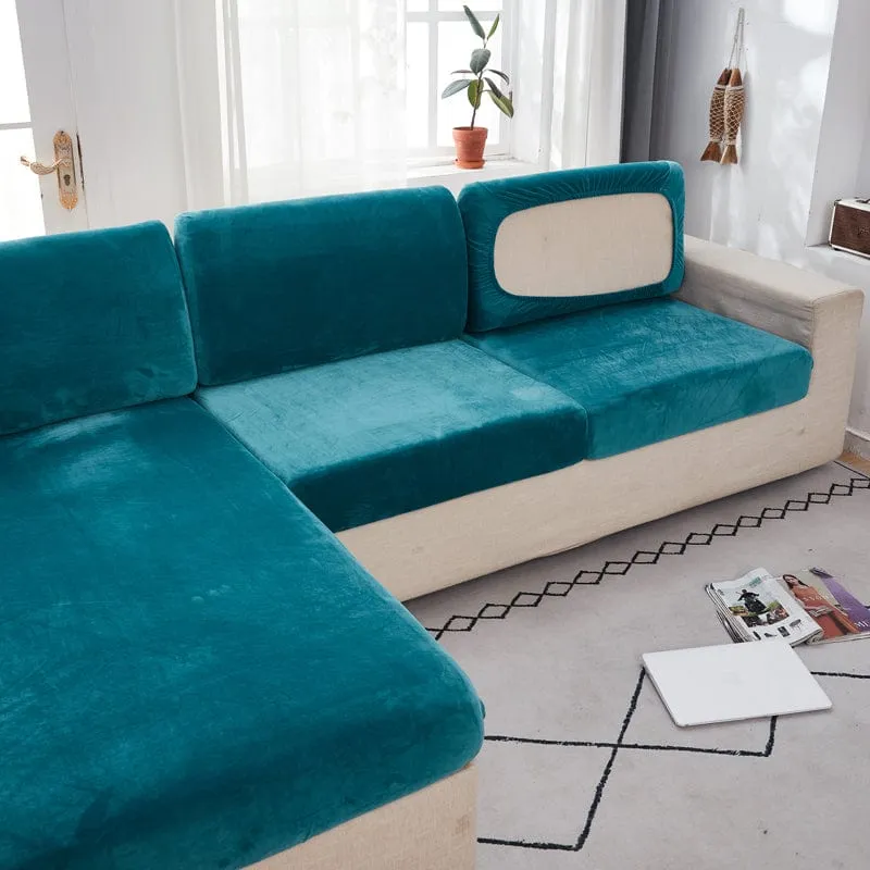 Housse de Coussin de Canapé Velours