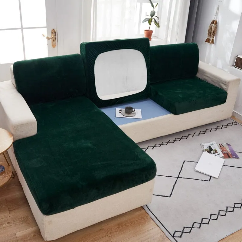 Housse de Coussin de Canapé Velours