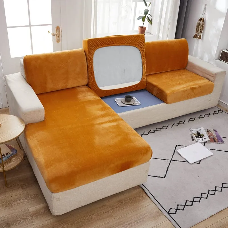 Housse de Coussin de Canapé Velours