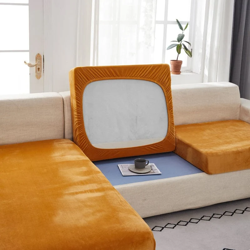 Housse de Coussin de Canapé Velours