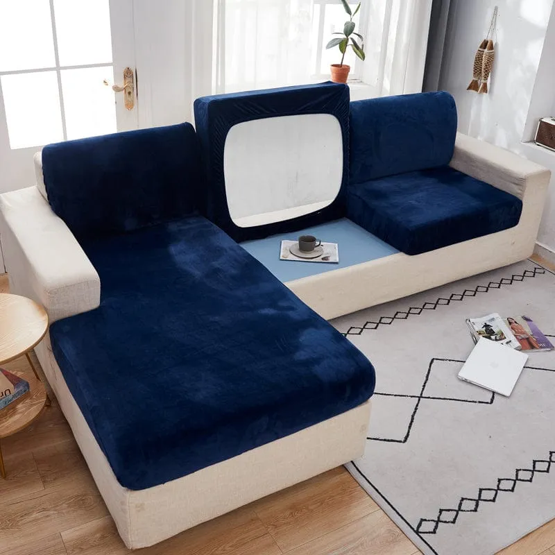 Housse de Coussin de Canapé Velours