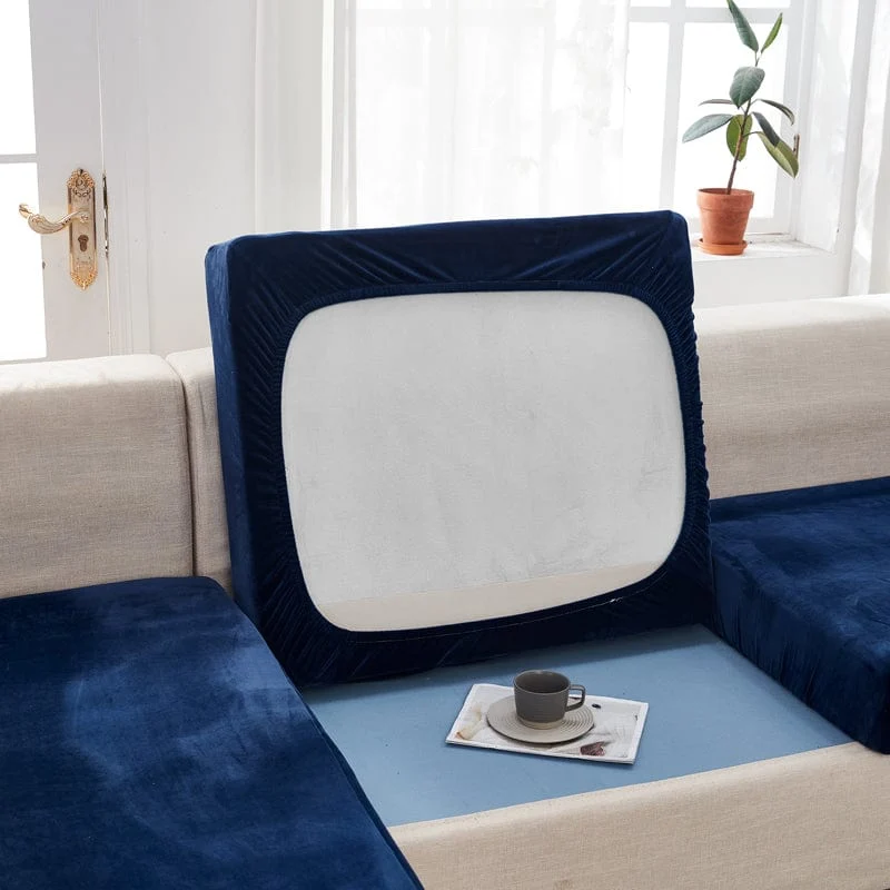 Housse de Coussin de Canapé Velours