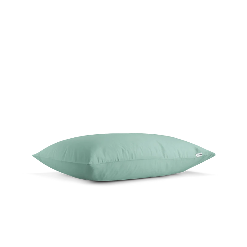 La taie d'oreiller en satin de coton bio