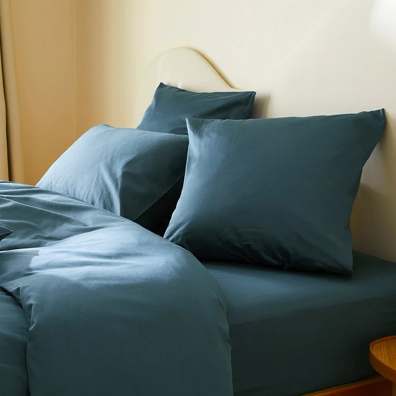 La taie d'oreiller en satin de coton bio