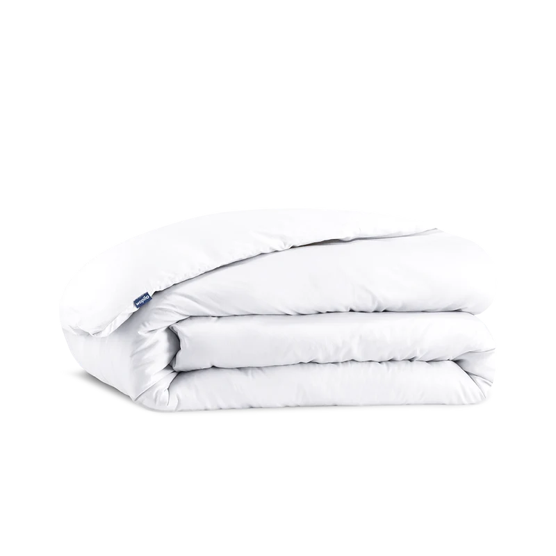 La housse de couette en satin de coton bio
