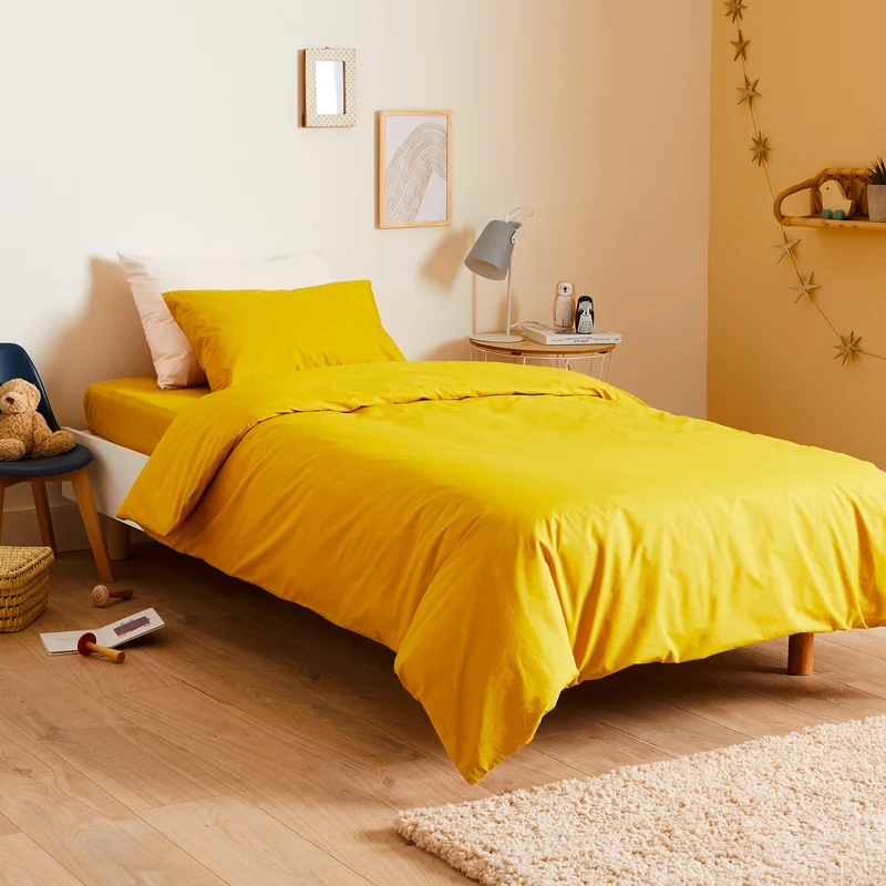 Le drap-housse enfant en percale de coton bio