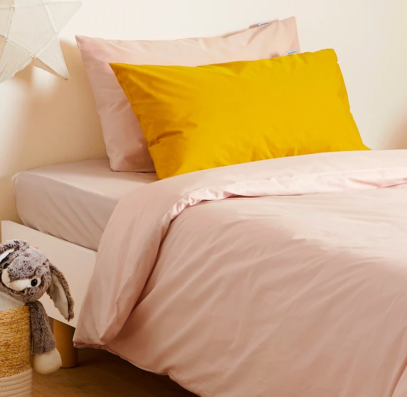 Le drap-housse enfant en percale de coton bio