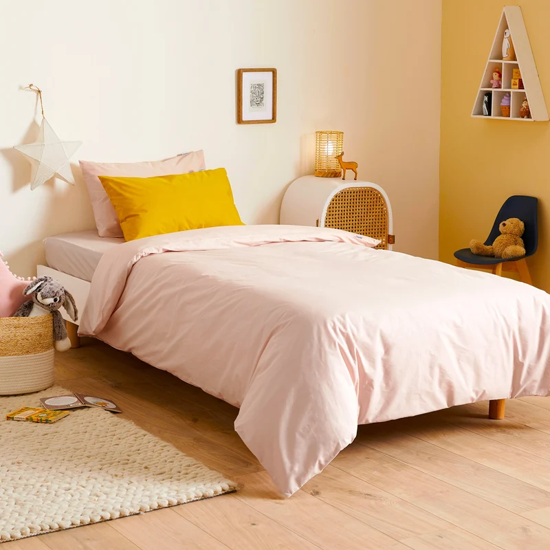 Le drap-housse enfant en percale de coton bio