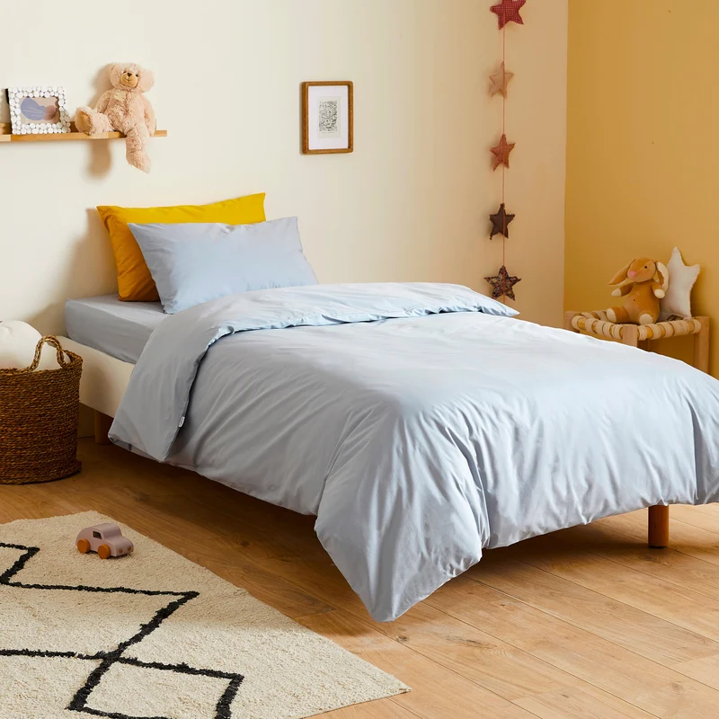 La housse de couette enfant en percale de coton bio