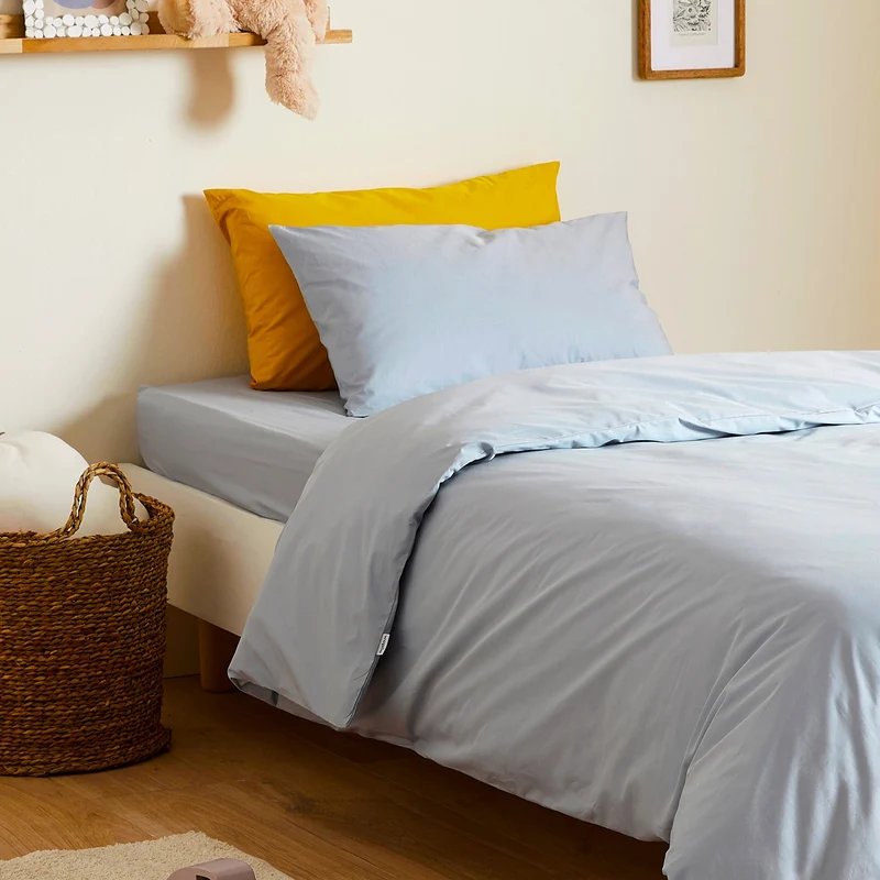 La housse de couette enfant en percale de coton bio