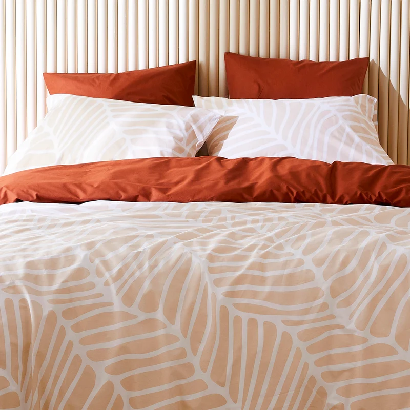 La housse de couette en percale de coton bio