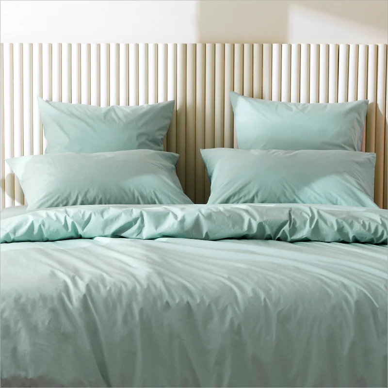 La housse de couette en percale de coton bio