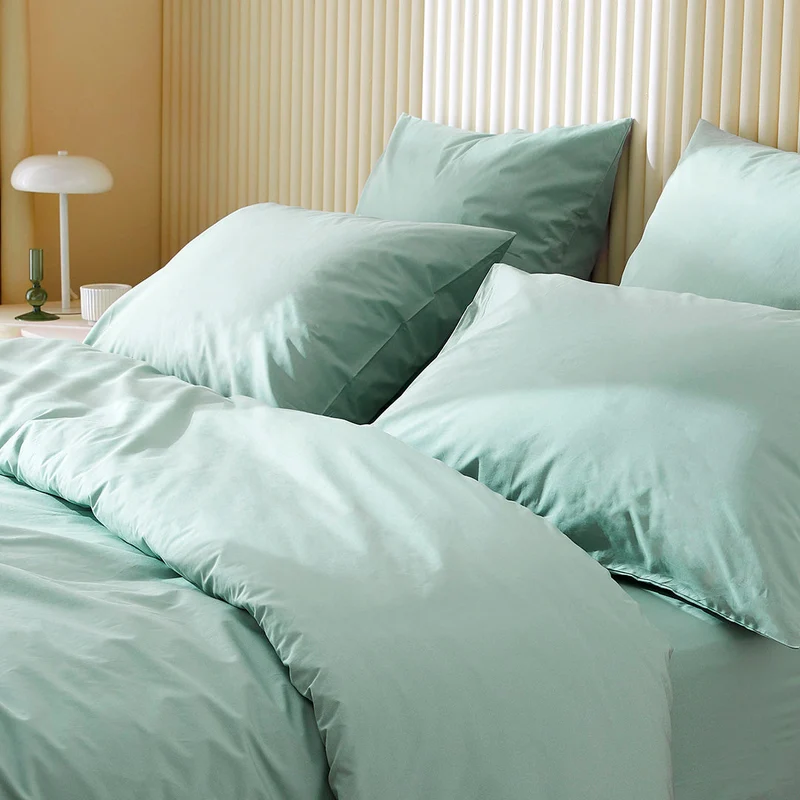 La housse de couette en percale de coton bio