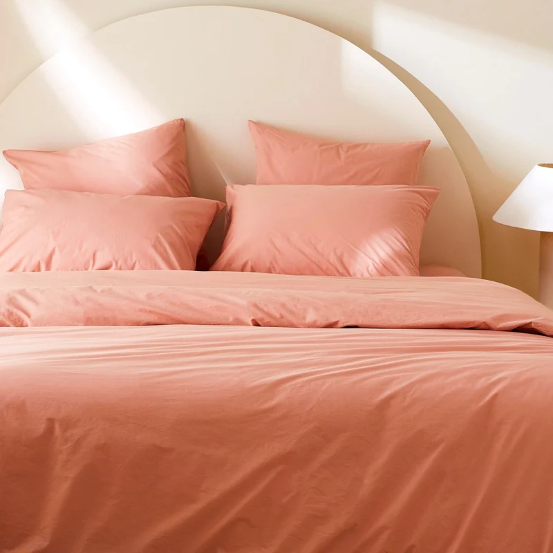 La housse de couette en percale de coton bio