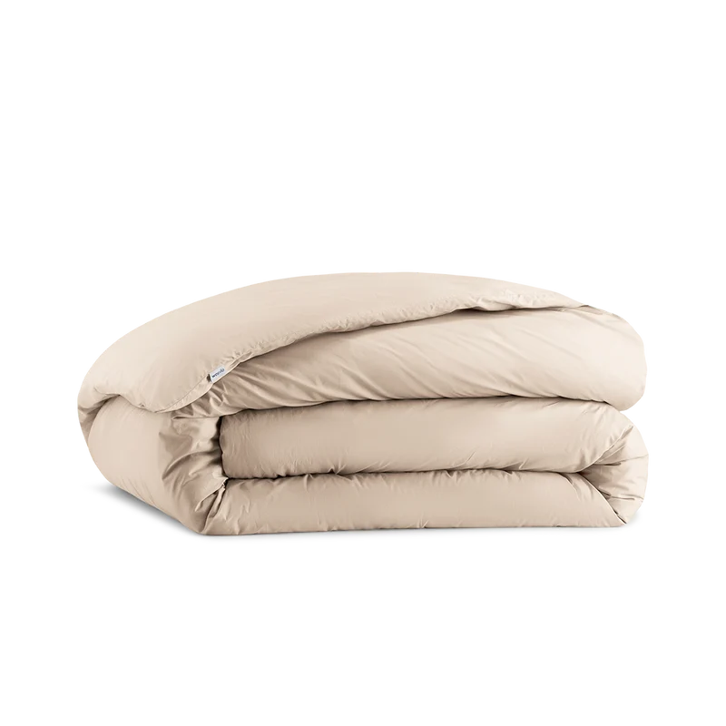 La housse de couette en percale de coton bio