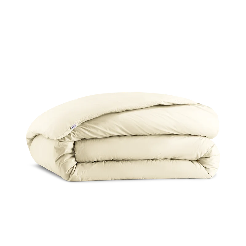La housse de couette en percale de coton bio