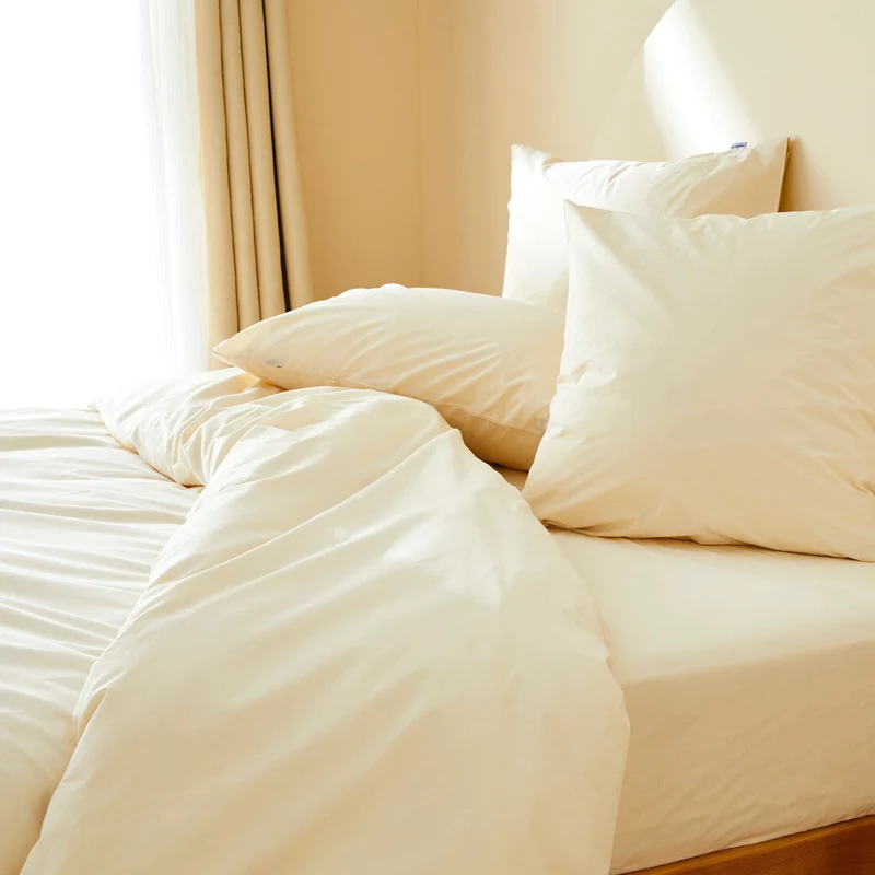 La housse de couette en percale de coton bio