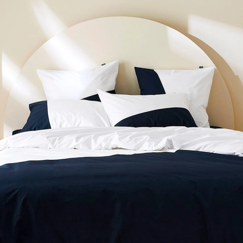 La housse de couette en percale de coton bio