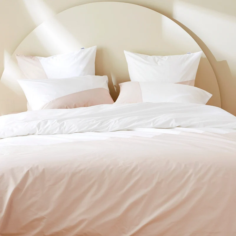 La housse de couette en percale de coton bio