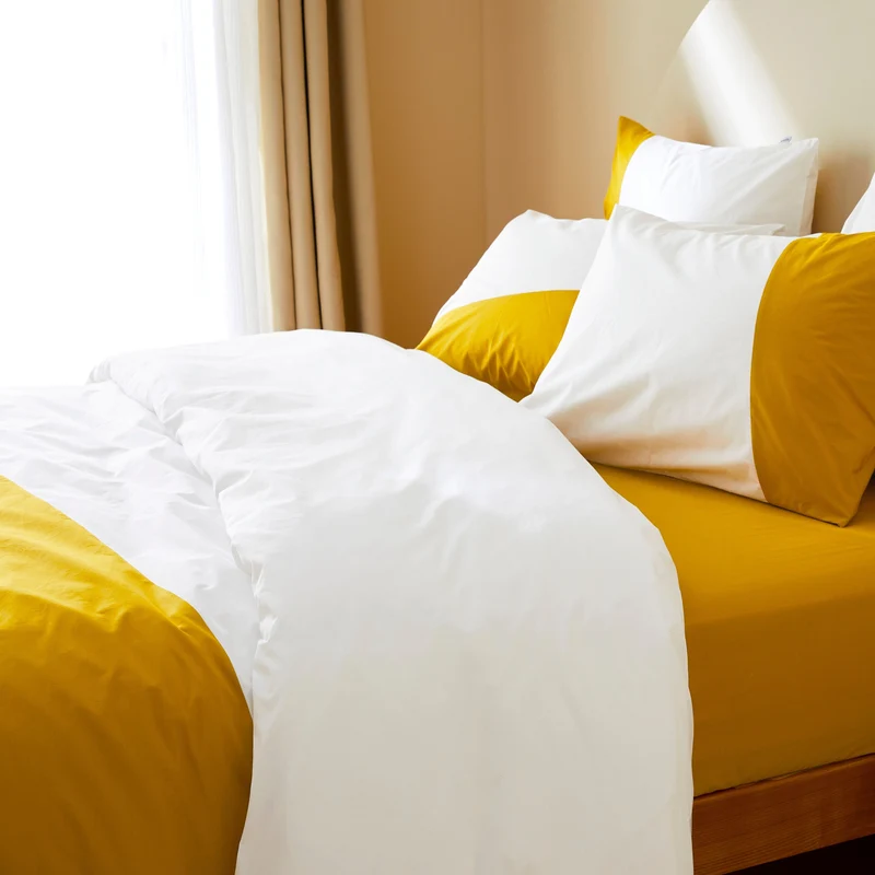 La housse de couette en percale de coton bio
