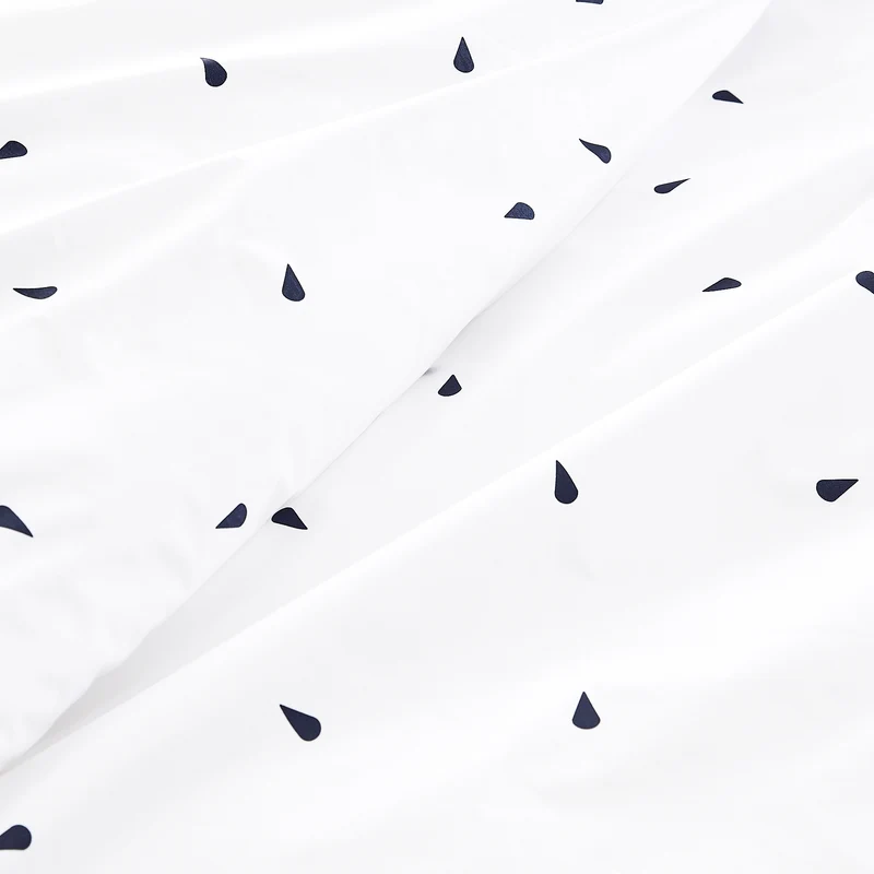 La housse de couette en percale de coton bio