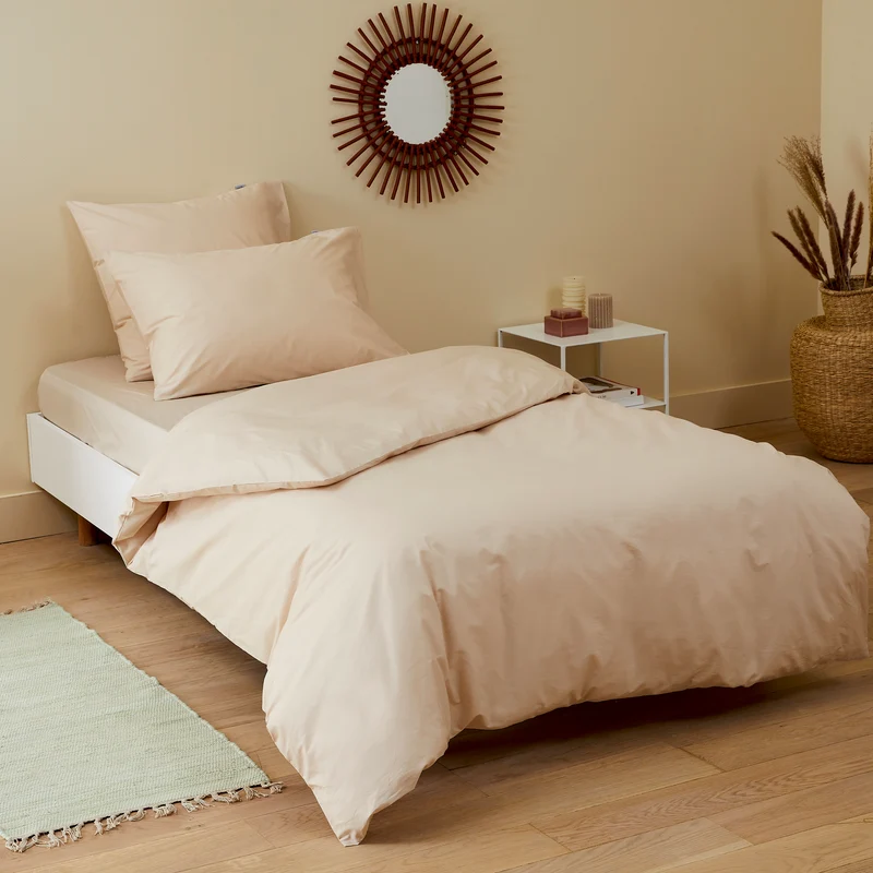Taie d'oreiller enfant en percale de coton bio