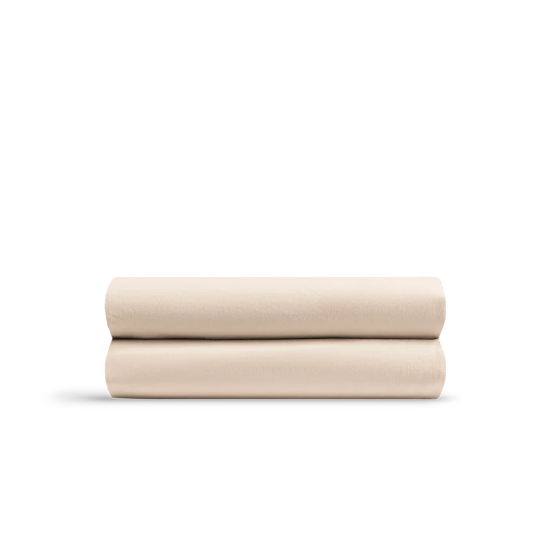 Le drap-housse en percale de coton bio